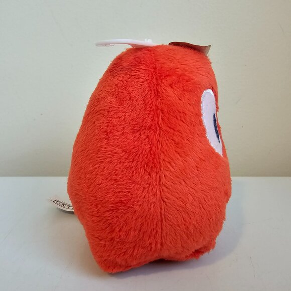 Paladone NAMCO Pac Man Blinky Red Ghost Plush Stuffed Toy Tags WORKING Bandai 4" - Picture 3 of 7